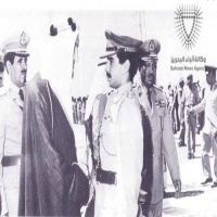 جلالة الملك مع مع الملك الراحل فيصل بن عبدالعزيز آل سعود