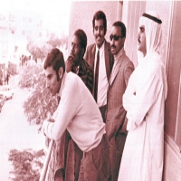 النسور في زيارتة للسعودية عام 1969م