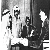 تكريم النجم السلاوي علي كانو عام 1984 م