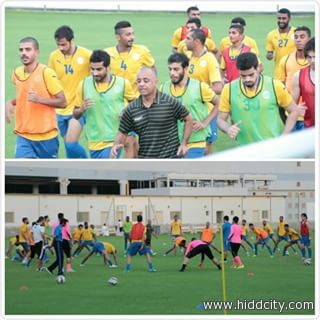 حضور ملفت للنظر في التدريب الاول للفريق الحداوي