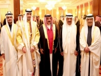 الملك و رئيس الوزراء و نائب رئيس الوزراء و العريس خليفة بن علي